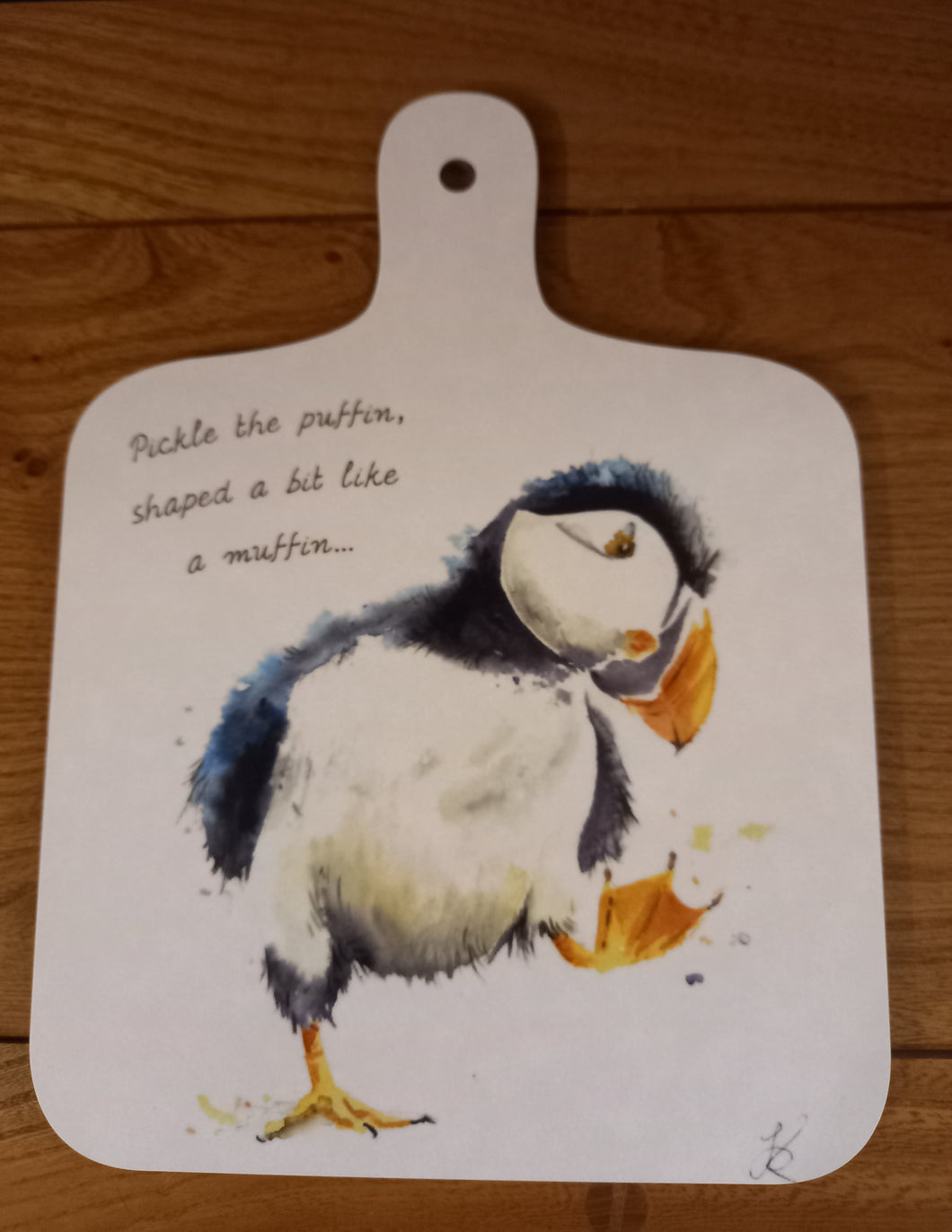 Mini Chopping Board Puffin