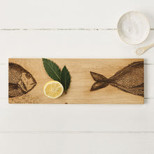 Load image into Gallery viewer, Scottish Oak Medium Serving platter - Fish
